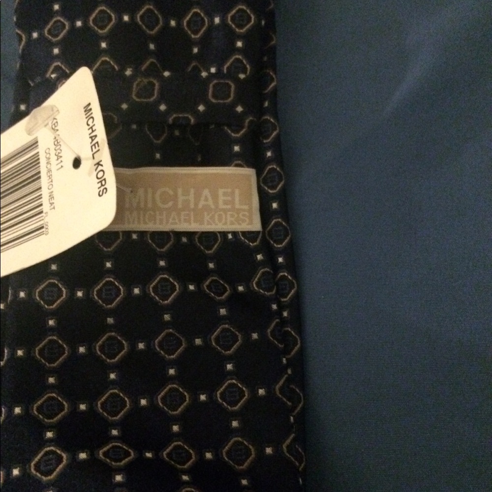 Michael Michael Kors Tie Navy & golf - Picture 4 of 4